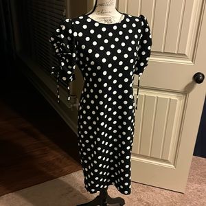 Polka dot dress, size 8